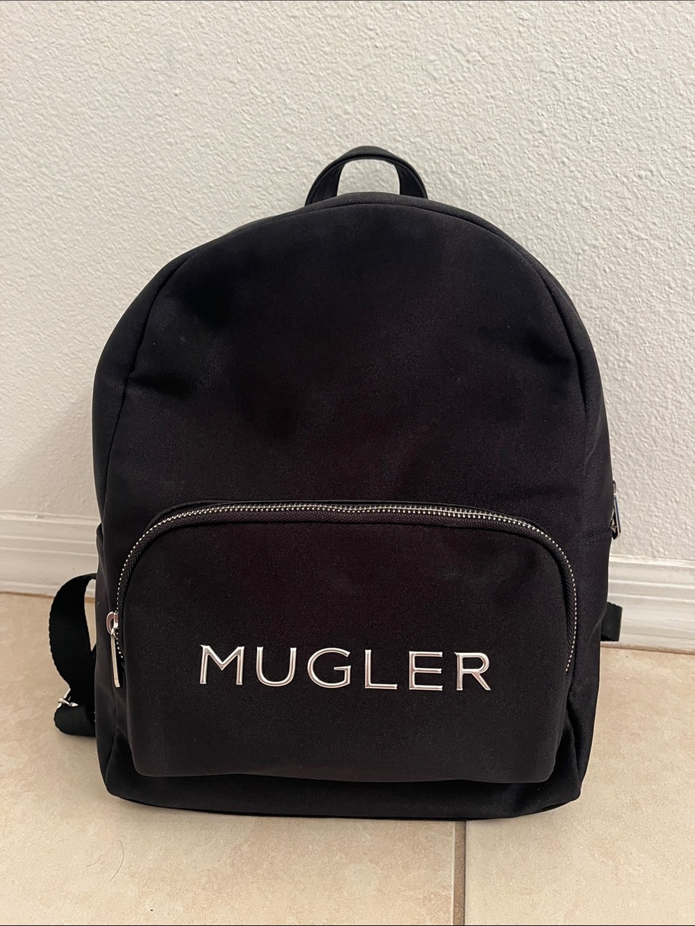 Mugler Black Backpack